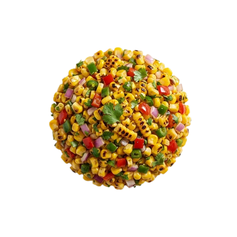Roasted chili-corn salsa