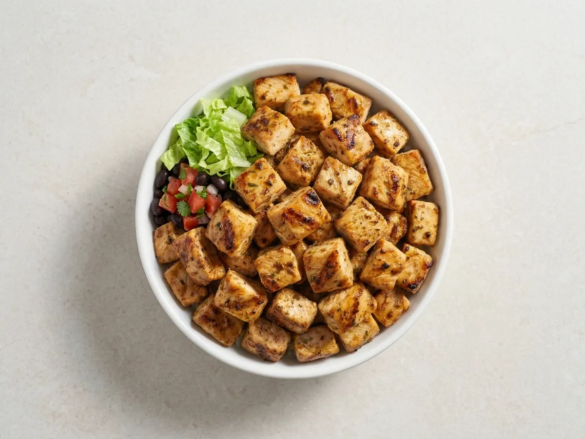 Double chicken power bowl